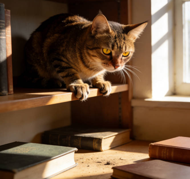 Why Do Cats Love Climbing and Observing from High Places?