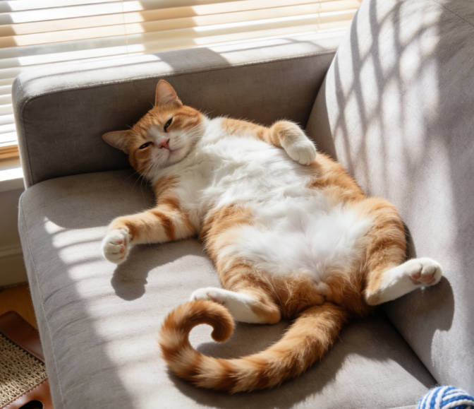 Do You Know What It Means When Cats Sleep on Their Backs?